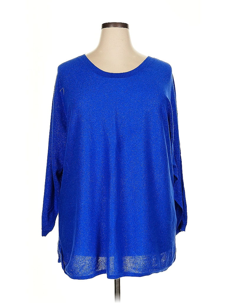 Catherines Blue Pullover Sweater Size 2X - photo 1
