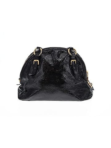Prada Vernice Naplak Zip Dome Leather Satchel (view 2)