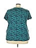 Woman Within Teal Short Sleeve Henley Size 22 - photo 2