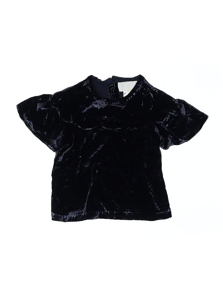 Jacadi Black Short Sleeve Blouse Size 3 - photo 1