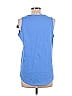 Life Is Good 100% Cotton Blue Sleeveless T-Shirt Size L - photo 2