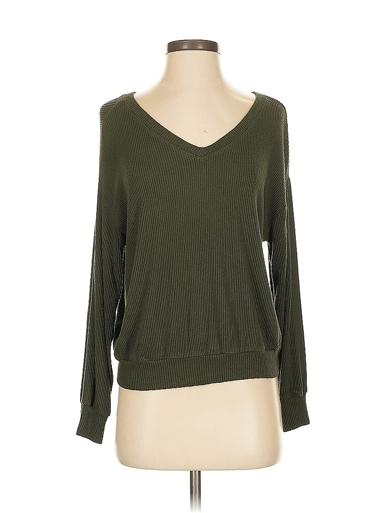 Velvet by Graham & Spencer Green Pullover Sweater Size XS - photo 1