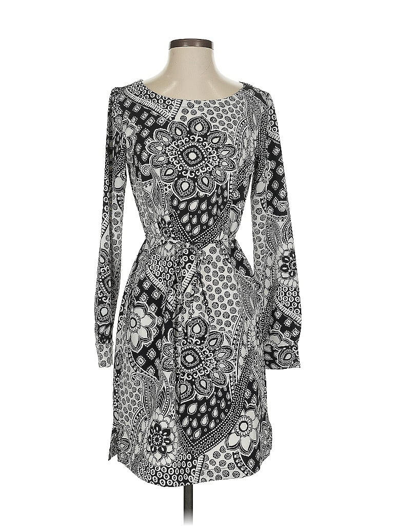 Pre-owned Ann Taylor Loft Outlet Casual Dress In Gray