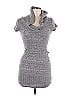 No Boundaries 100% Acrylic Tweed Gray Casual Dress Size S - photo 1