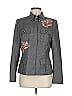 Escada Floral Gray Wool Coat Size EU 40 / US 10 - photo 1