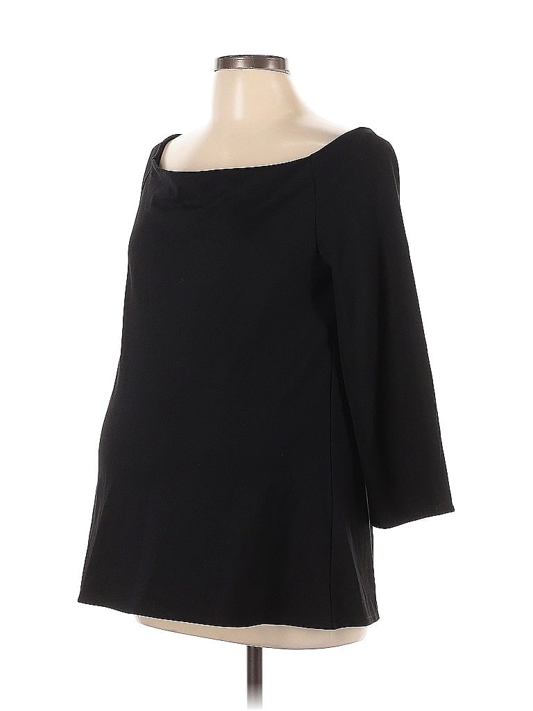 Hatch Black 3/4 Sleeve Top Size M - photo 1