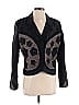 Spiegel 100% Silk Black Silk Blazer Size S - photo 1