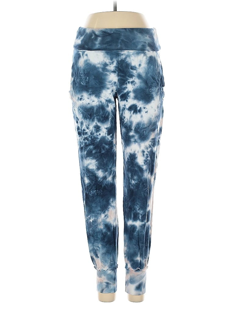 Young Fabulous & Broke Tie-dye Blue Active Pants Size S - photo 1