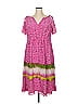 Tanya Taylor 100% Silk Tie-dye Pink Casual Dress Size 16 - photo 1