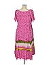 Tanya Taylor 100% Silk Tie-dye Pink Casual Dress Size 16 - photo 2