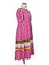 Tanya Taylor 100% Silk Tie-dye Pink Casual Dress Size 16 - photo 3