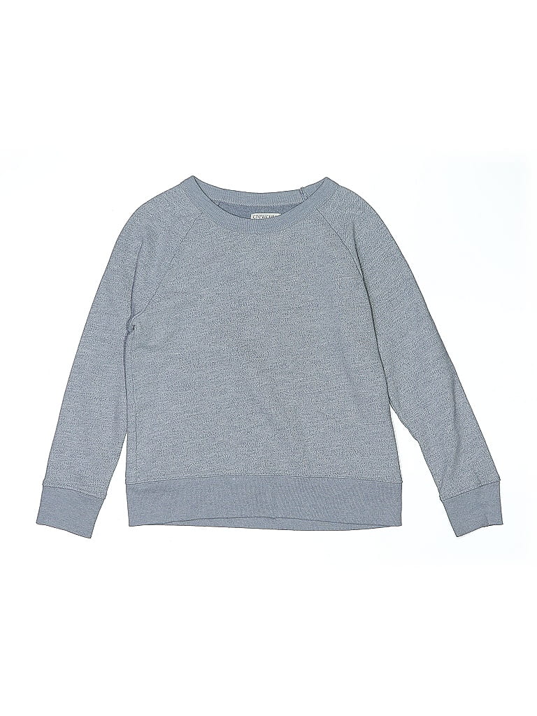 Crewcuts Solid Gray Sweatshirt Size 7 (big kids) - photo 1