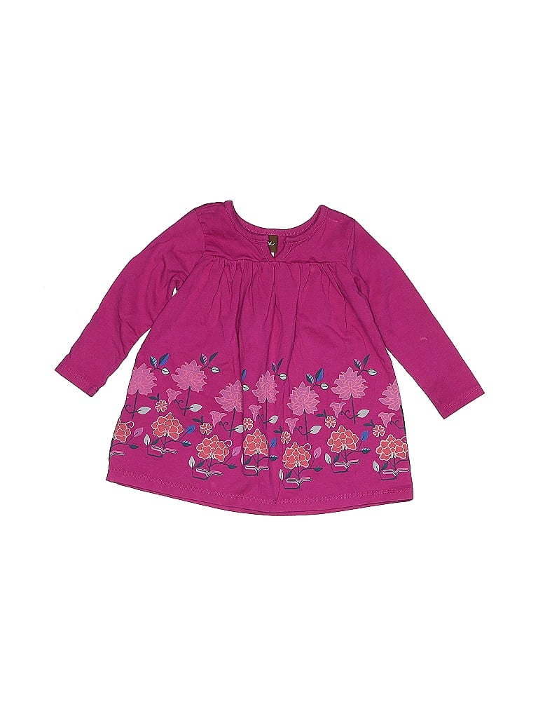 Pre-owned Tea Babies' Dress In Pink