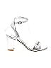 Stuart Weitzman Silver Heels Size 7 - photo 1