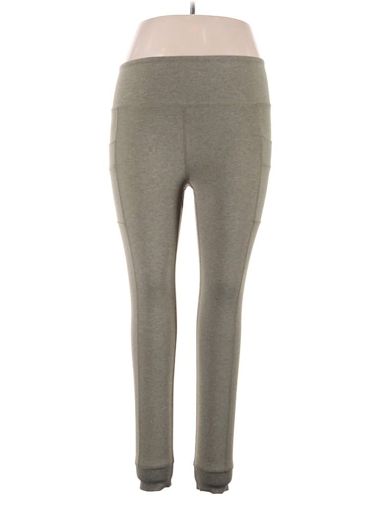 Balance Collection Gray Active Pants Size XL - photo 1