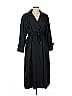 London Fog Black Gray Trenchcoat Size 6 - photo 1