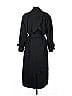 London Fog Black Gray Trenchcoat Size 6 - photo 2