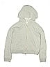 Crewcuts Silver Zip Up Hoodie Size L (big kids) - photo 1