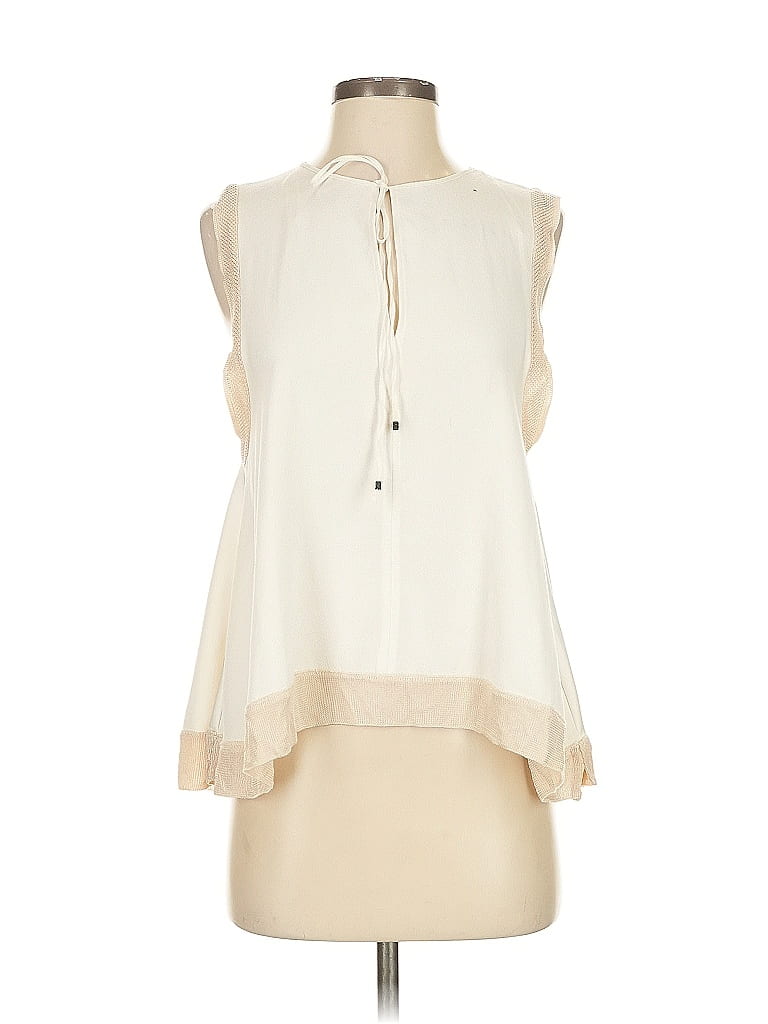 Click to view more detailed imagery on our partner's website Pre-owned Zara Sleeveless Blouse In White