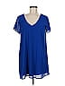 Lulus 100% Polyester Blue Short Sleeve Top Size M - photo 1