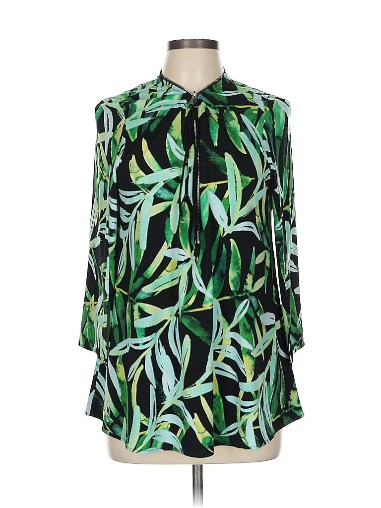 Joseph Ribkoff Green Long Sleeve Blouse Size 10 - photo 1