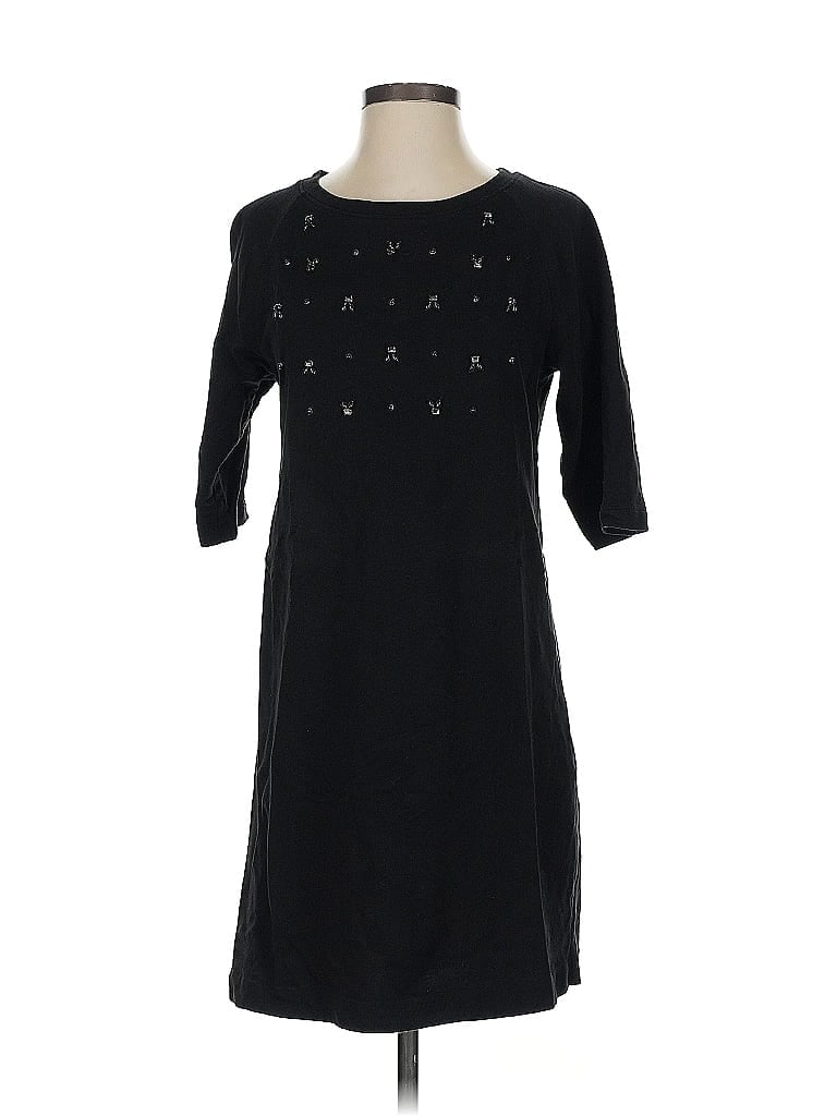 Pre-owned Ann Taylor Loft Casual Dress In Black