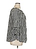 Terra & Sky 100% Rayon Black 3/4 Sleeve Blouse Size 0X - photo 4