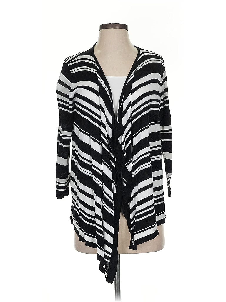 Pre-owned Christopher & Banks Cardigan Sweater In Black