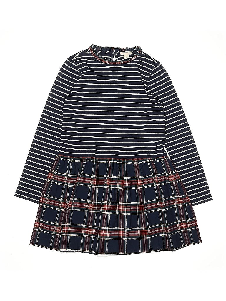 Crewcuts Plaid Blue Dress Size M (big kids) - photo 1