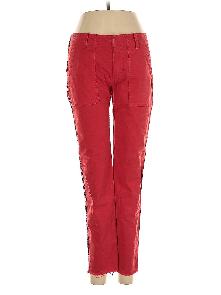 Nili Lotan Red Casual Pants Size 2 - photo 1