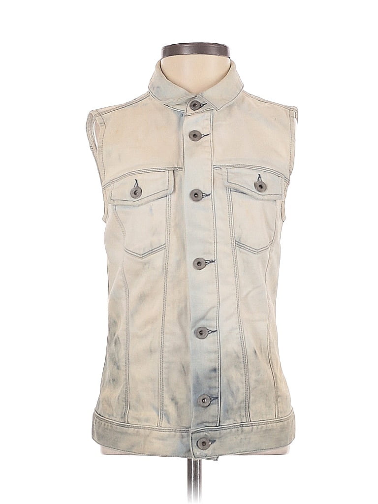 Diesel Silver Denim Vest Size XS - photo 1