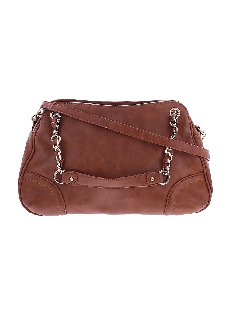 Urban Expressions Solid Brown Satchel One size - photo 1