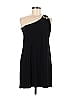 Boston Proper Solid Black Cocktail Dress Size M - photo 1