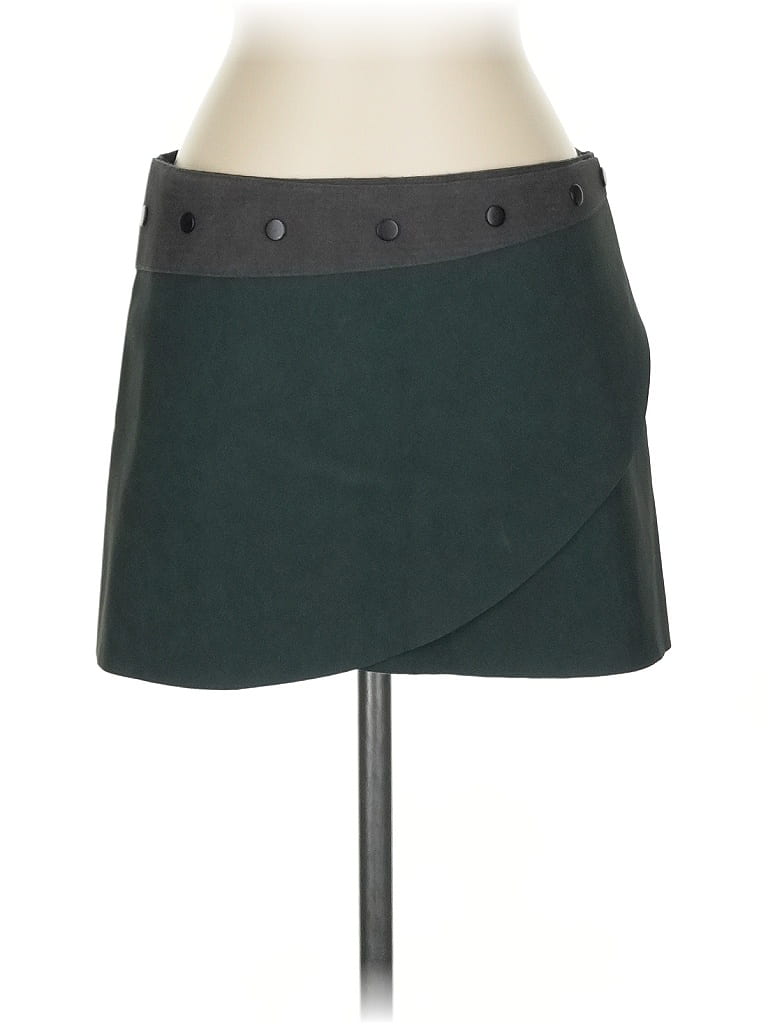 Lioness 100% Polyester Solid Green Casual Skirt Size XS - photo 1