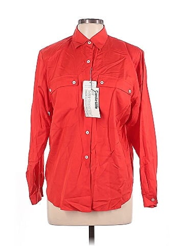 Carole Little Long Sleeve Silk Top (view 1)