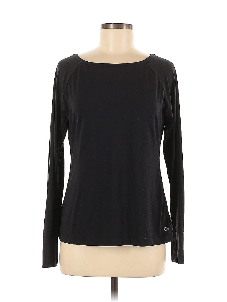 Gap Fit Black Long Sleeve T-Shirt Size M - photo 1