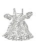 Janie and Jack 100% Cotton Tropical Silver Dress Size 5 (big kids) - photo 1