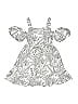 Janie and Jack 100% Cotton Tropical Silver Dress Size 5 (big kids) - photo 2