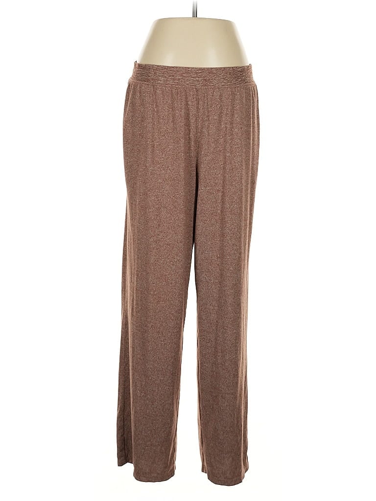 Cuddl Duds Brown Casual Pants Size M - photo 1