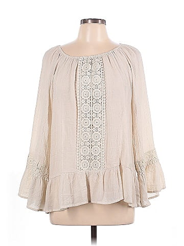 retrology 3/4 Sleeve Blouse (view 1)