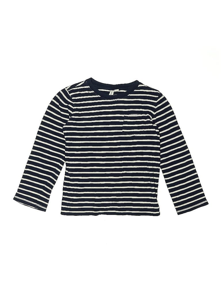 Click to view more detailed imagery on our partner's website Pre-owned Janie And Jack Kids' 3/4 Sleeve T-shirt In Blue