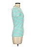 Ralph Lauren Sport 100% Cotton Stripes Teal Short Sleeve T-Shirt Size M - photo 4
