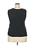 Roaman's 100% Cotton Black Sleeveless T-Shirt Size 18 - photo 2