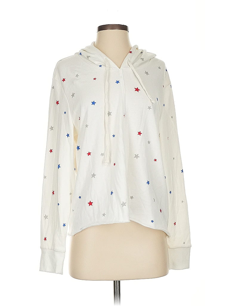 ALTERNATIVE White Pullover Hoodie Size S - photo 1