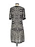 ETRO 100% Lana Wool Graphic Gray Ivory Casual Dress Size EU (IT) 46 / US 10 - photo 2