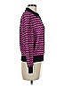 St. John Collection Chevron-herringbone Purple Cardigan Size 6 - photo 4