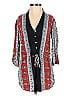 Dance & Marvel 100% Viscose Paisley Graphic Red Brown Romper Size S - photo 1