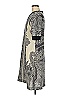 ETRO 100% Lana Wool Graphic Gray Ivory Casual Dress Size EU (IT) 46 / US 10 - photo 5