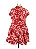 Ellos 100% Cotton Hearts Red Casual Dress Size 2X - photo 2