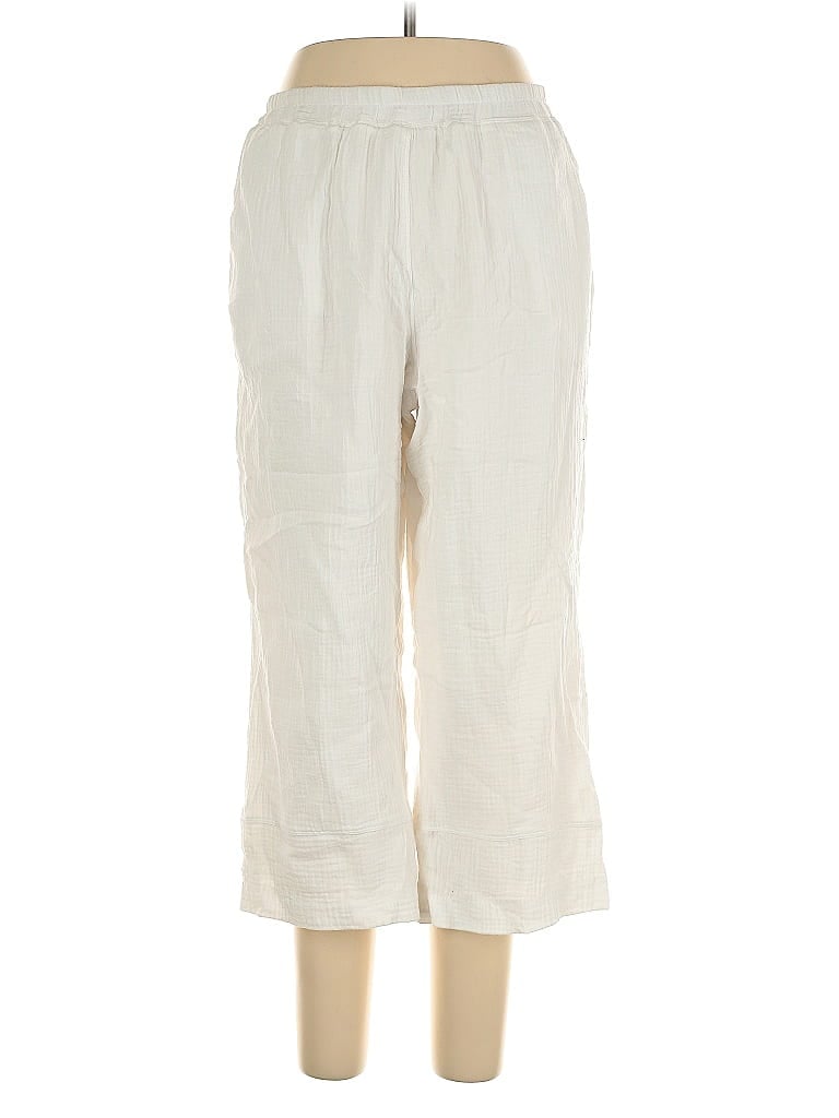 Alfred Dunner 100% Cotton Ivory Casual Pants Size 10 - photo 1